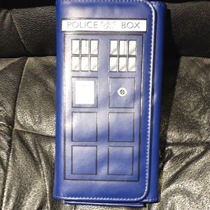 Blue Police Box Themed Wallet